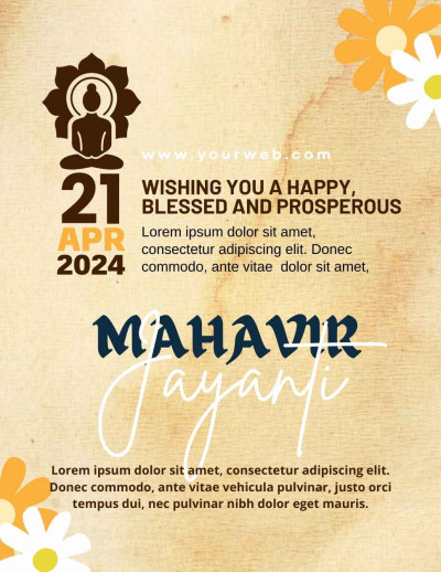 Mahavir Jayanti IB 2773